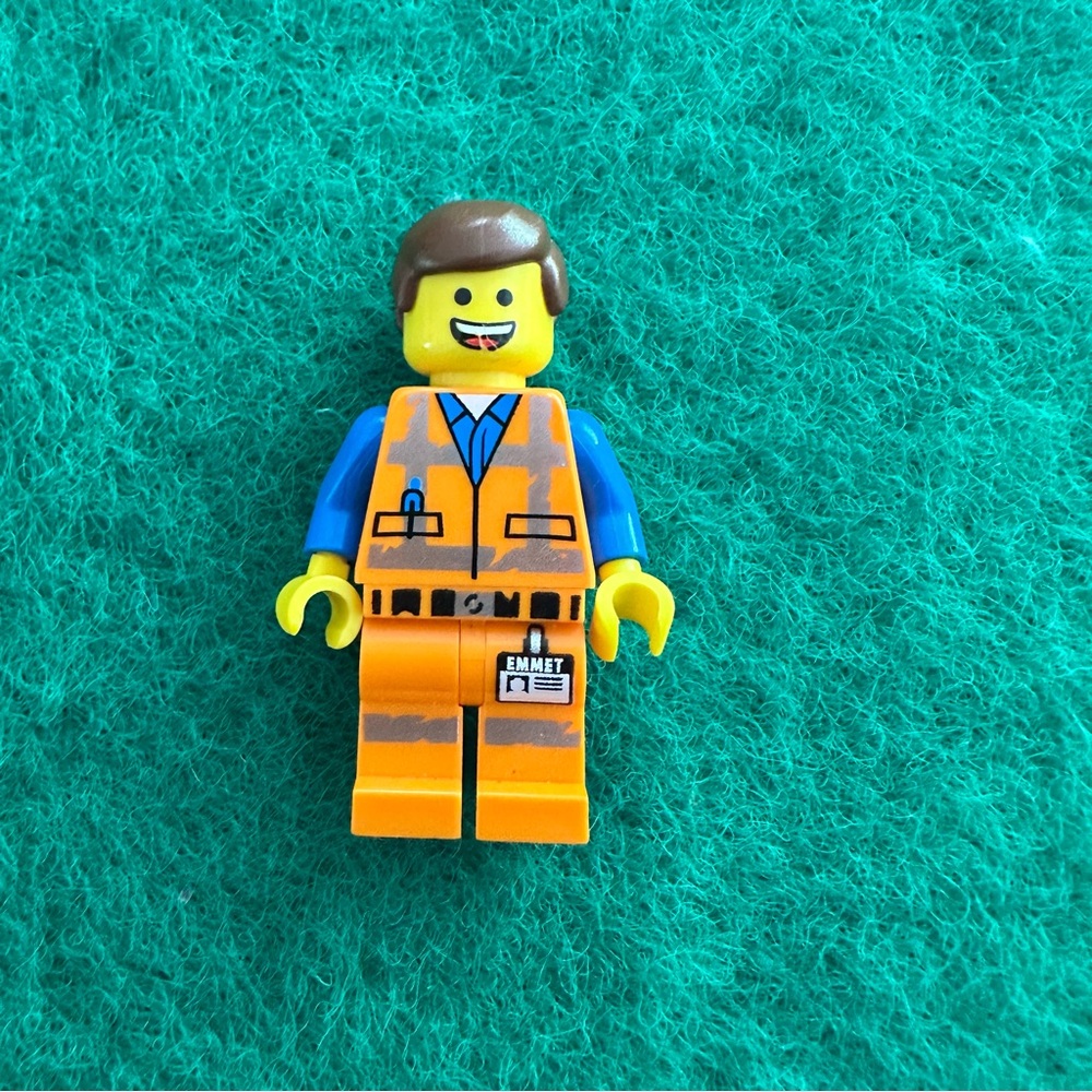LEGO Movie Emmet Minifigure – Construction Outfit